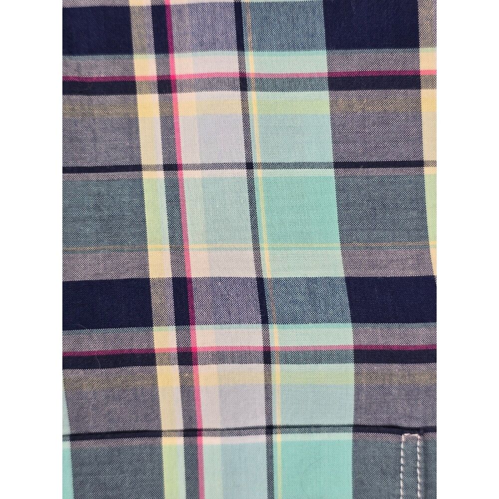 Men's American Eagle Classic‎ Fit Plaid Button Down Collar Dress Shirt Medium - Picture 3 of 4